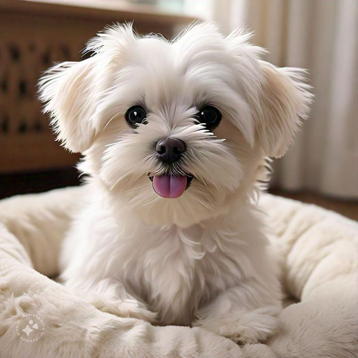white havanese puppy